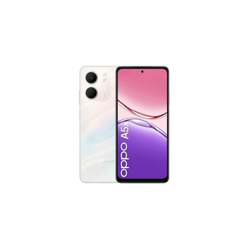 OPPO A5x 4+128GB 6.67" 4G Laser White DS ITA