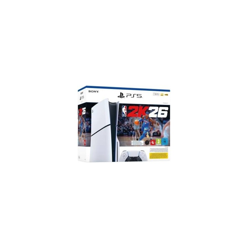 PS5 Console 1TB Ed. White Slim + NBA 2K26 ITA