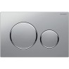 GEBERIT Sigma20 Placca Comando Due Tasti Cromo/Satinato/Cromo - 115.882.KH.1