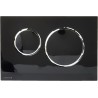 Geberit 115.882.KM.1 Plaque de commande, chrome noir / poli
