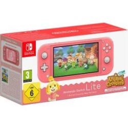 Switch lite Console Animal Crossing Coral