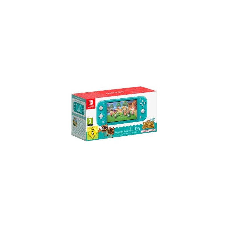 Switch lite Console Animal Crossing Turquoise