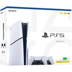 PS5 Console 1TB Standard Slim White + 2 DualSense ITA