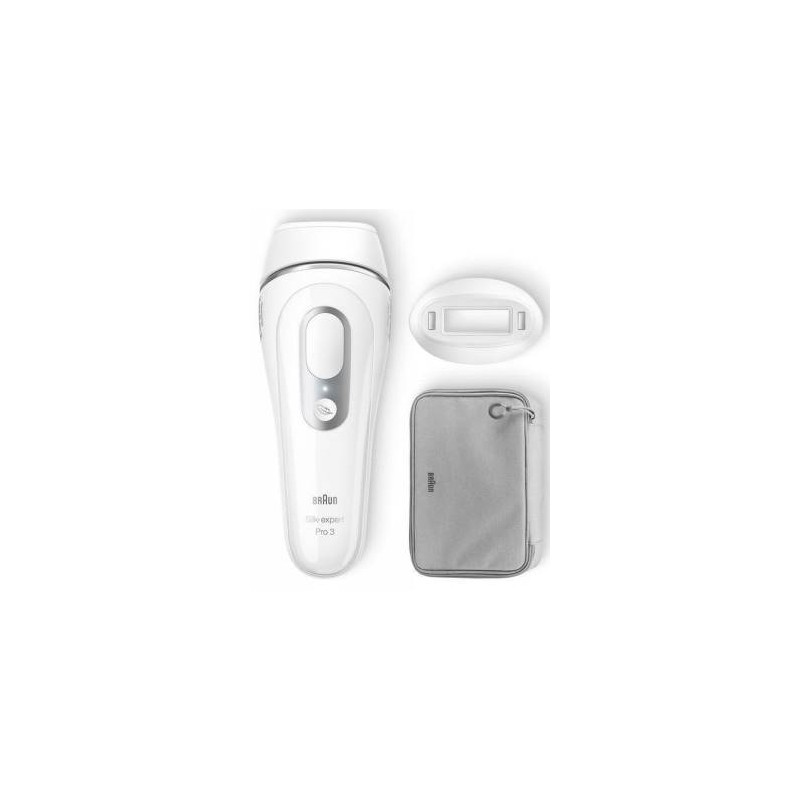 Braun Epilatore Elettrico Silk-Expert Pro 3 PL3020 Bianco/Grigio
