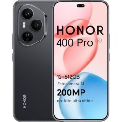 Honor 400 Pro 12+512GB 6.7"5G Midnight Black DS ITA