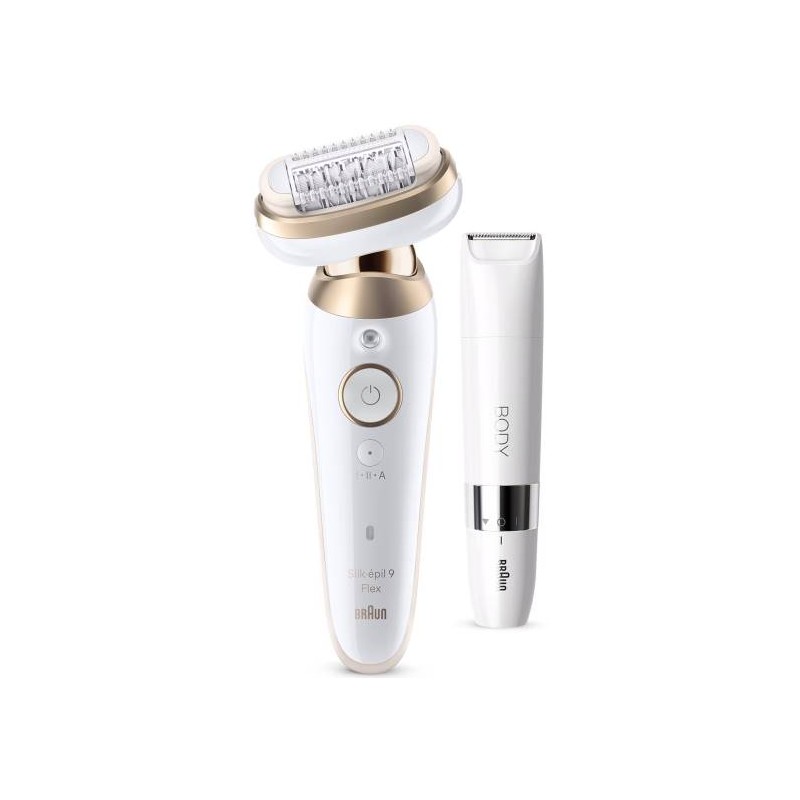 Braun Epilatore Elettrico Silk-épil 9 Flex SES9011 Bianco/Oro
