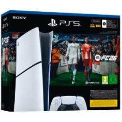 PS5 Console 825GB Digital Edition E Chassis White + FC 26 ITA