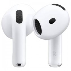 Apple Auricolari AirPods 4 2024 + Cust.Ric. USB-C (ANC) MXP93LL/A