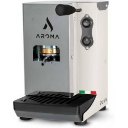 Aroma Plus Basic Macchina da Caffè Cialde 44mm Bianco
