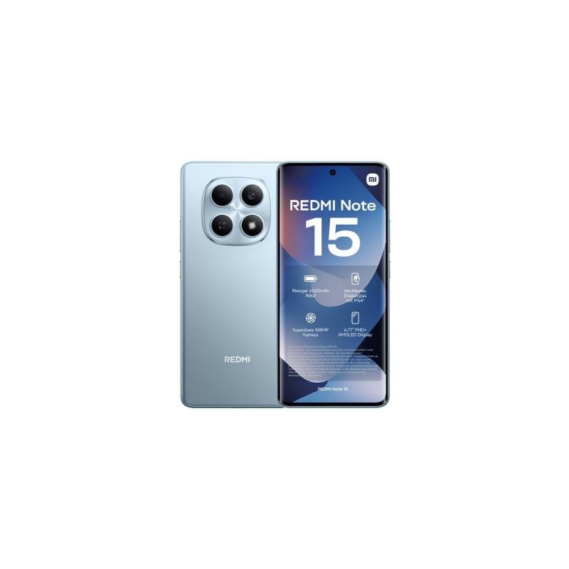 Xiaomi Redmi Note 15 6+128GB 6.77" NFC Glacier Blue DS EU